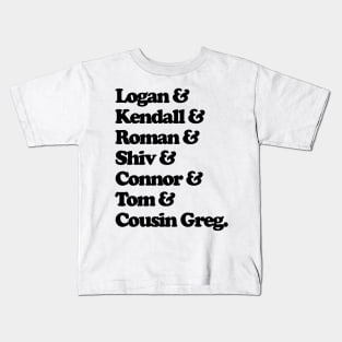 Succession Names List Kids T-Shirt